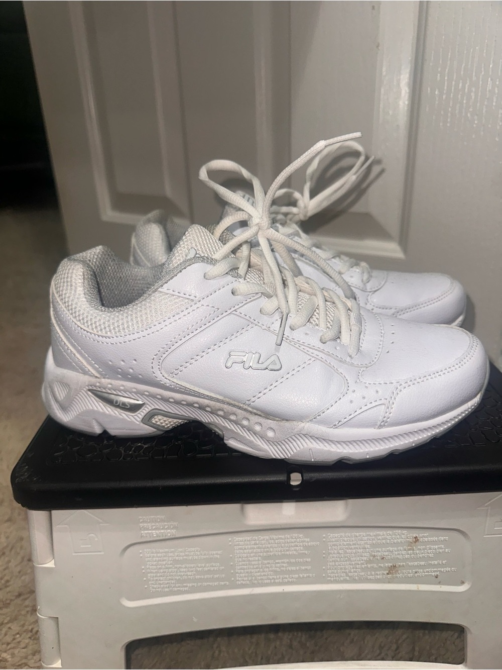 Fila Women's All-White Athletic Sneakers